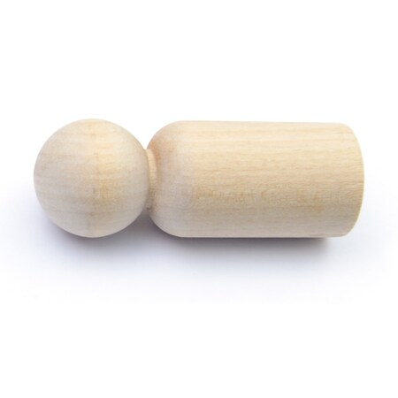 Midwest Fastener 2-5/16 Birch Wood Toy Men 10PK 08920